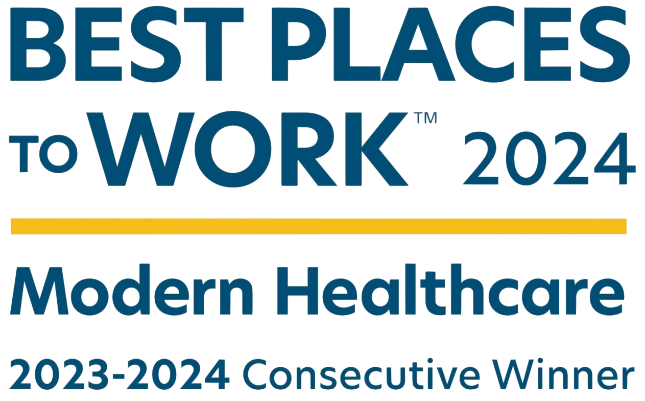 Modern Healthcare Best Places to Work 2023 - 2024 Consecutive Winner